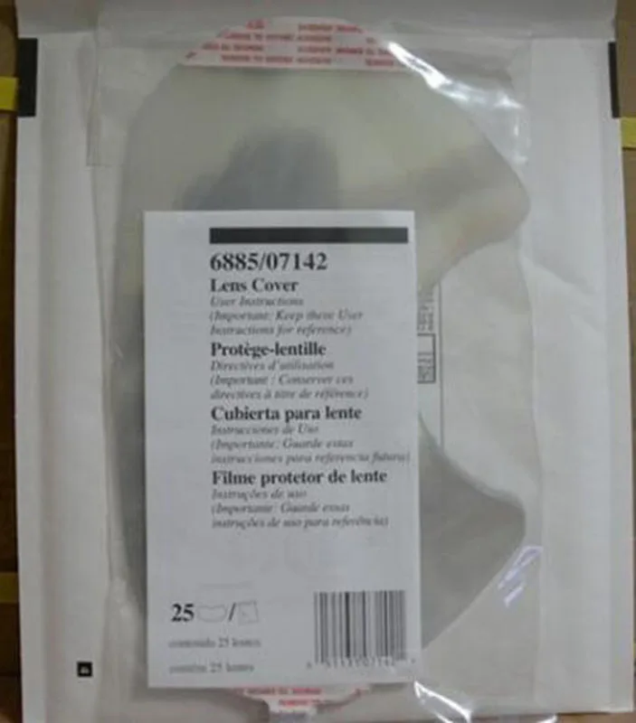 1-25PCS 3M 6885 RESPIRATOR LENS Protective film COVER USE For 3M 6800 Full Face Dust Gas Respirator mask(Not mask)