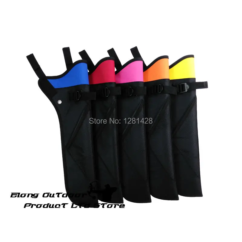 

1X Arrow Quiver Holder Waist Bag Durable Nylon 5 Colors 18*46.5cm Hunting Arrows Archery Bow