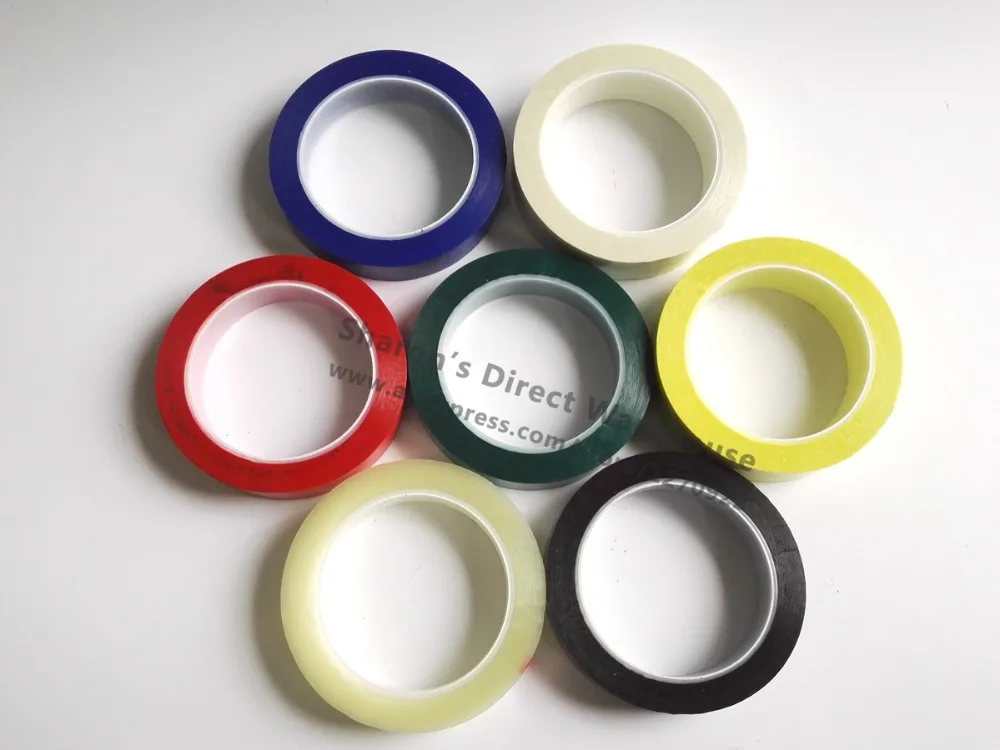 66Meters/roll, 53mm~76mm Wide Sticky Insulating Mylar Tape for Transformer, Motor, Capacitor, Power Coil Wrap, Yellow