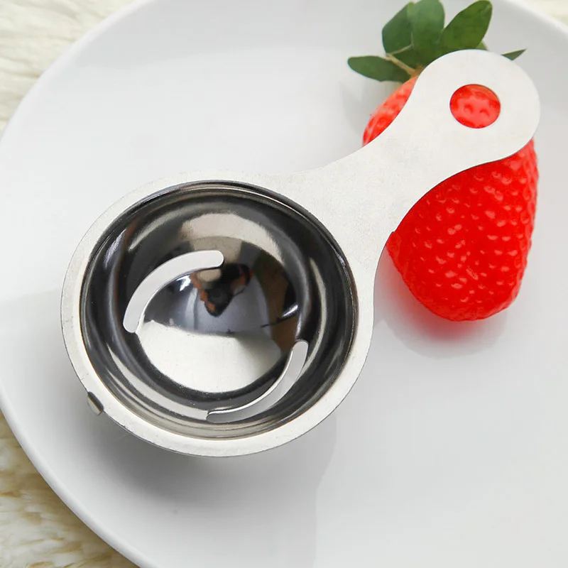 High Quality Eco Friendly Good Quality Spoon Egg Yolk stainless steel Separator Egg Divider Egg Tools Food Grade Material