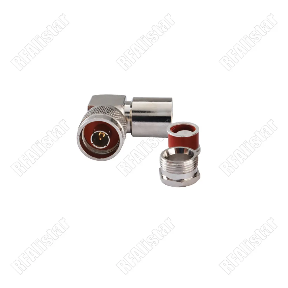 N Clamp Male plug Right Angle Type Connector For LMR400 RG8 RG213 RG214 Coaxial Cable