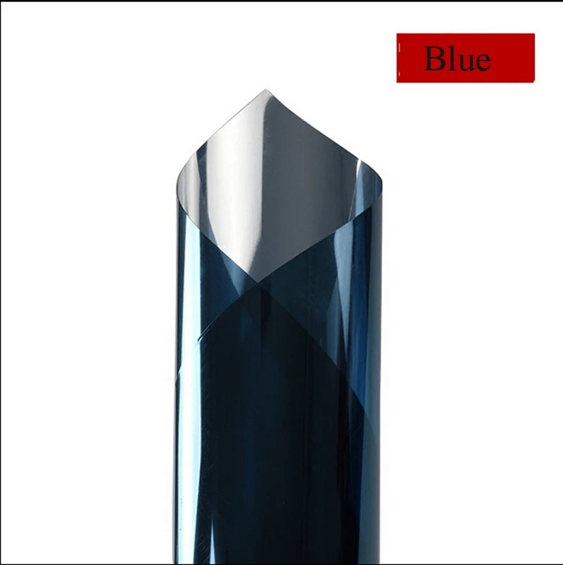 Blue No Gluey Sun Film, Mirror Silver, Solar Reflective Window Film, Privacy Tint, One Way, New Arrival, 50 cm, 70 cm, 80cm x 3m