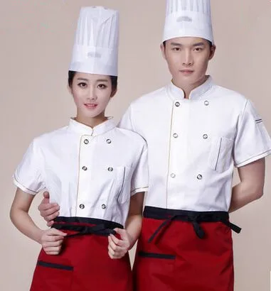 

brief chef uniform short sleeve chef clothes kitchen chef uniform white chef wear uniforms