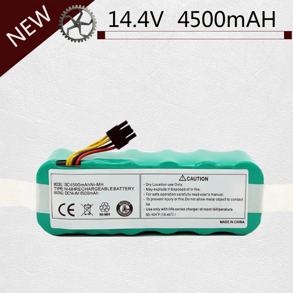 NI-MH 14.4V 4500mAh for panda X500 Battery High quality Battery for Ecovacs Mirror CR120 Vacuum cleaner Dibea X500 X580 X600 bat