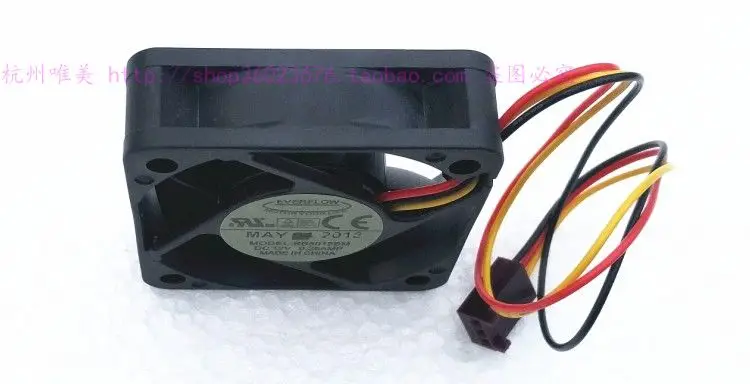 جديد ل EVERFLOW RB5015BM 5015 5 سنتيمتر 3PIN مزدوجة الكرة تحمل 12 فولت 0.25A مروحة التبريد