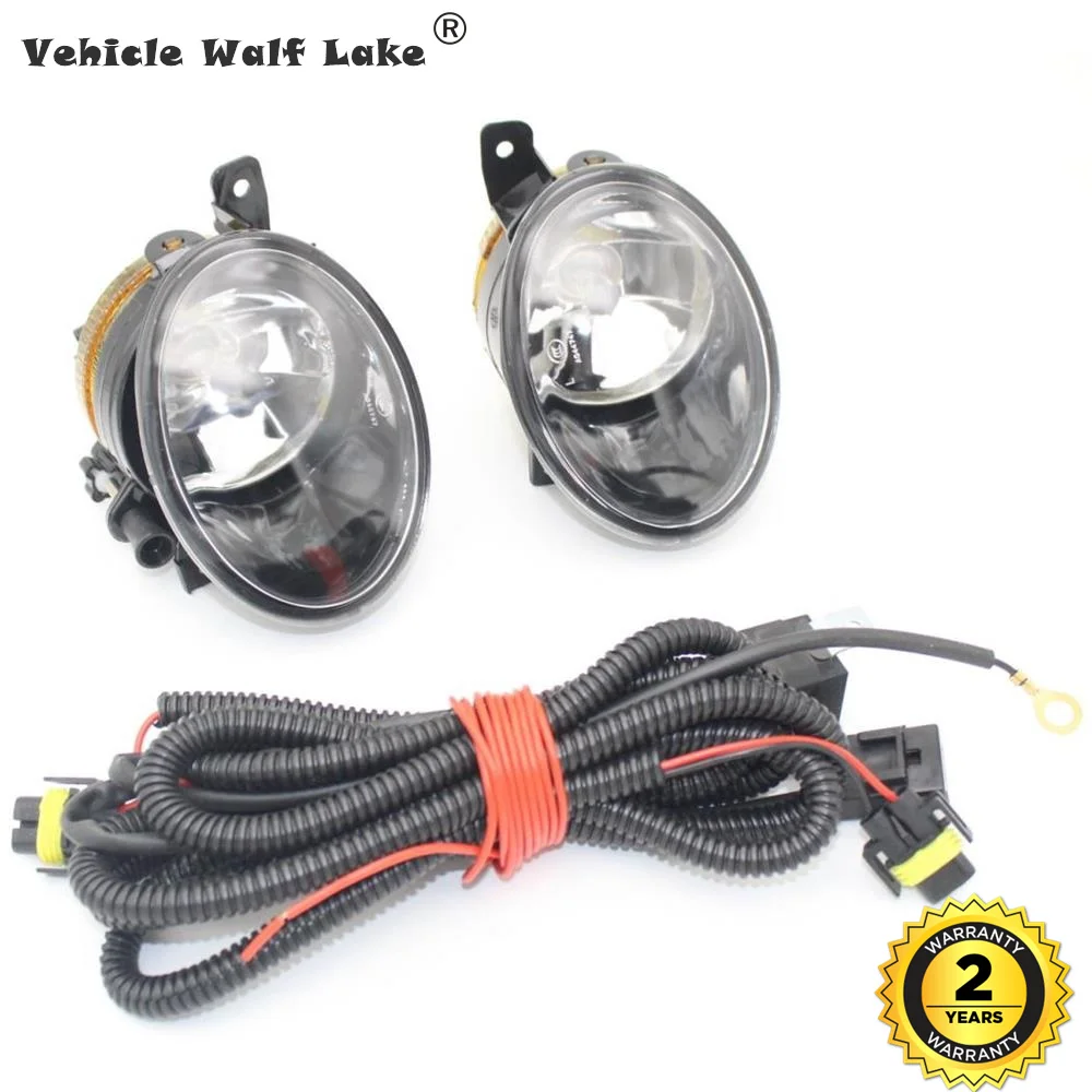 2pcs Front Halogen Fog Lamp Fog Light Or Wire For VW Transporter Multivan T5 Facelift Before T6 2010 2011 2012 2013 2014 2015