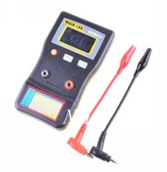 อิเล็กทรอนิกส์Capacitiveต้านทานเมตรE Lectrolytic C Apacitor ESRในวงจรตัวเก็บประจุเมตรต่ำโอห์มเมตรเพื่อ100RกับSMDคลิป