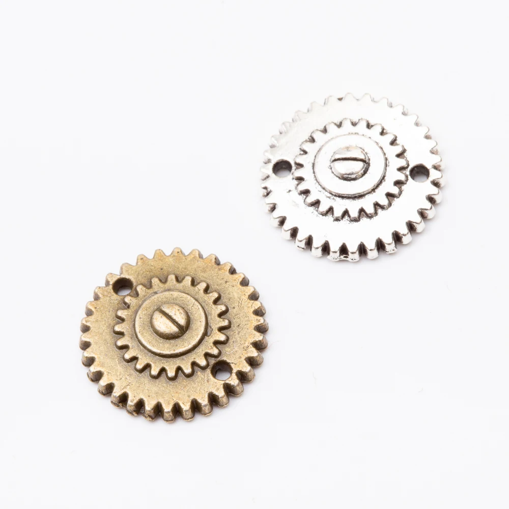 

16pcs gear Vintage zinc alloy metal pendant charms for diy jewelry making 5627