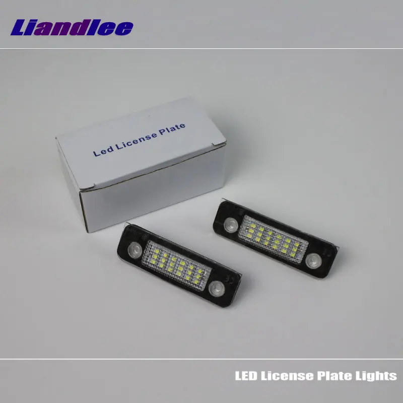 Liandlee Car License Plate Lights For Ford Mustang GT CS 2010~2014 Auto Number Frame Lamp LED Bulb Replacement Accessories