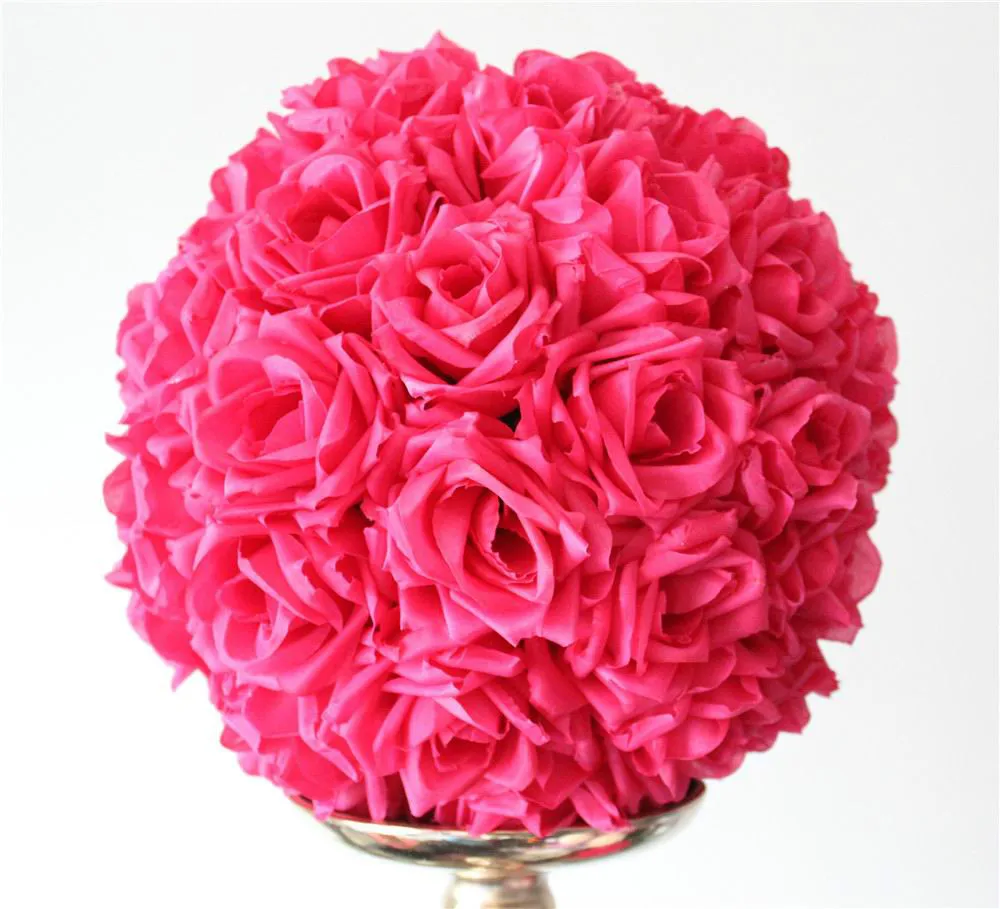 SPR EMS Free shipping 40CM 4pcs/lot  wedding kissing flower ball bride holding flower party/home decoration flower