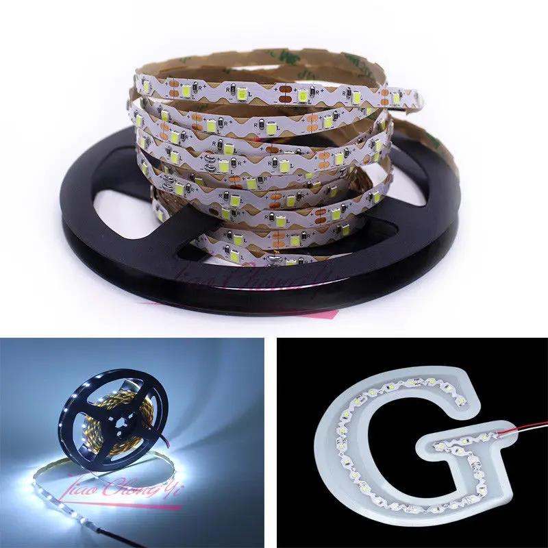 

DC5V 16FT 5M 2835 Bendable S shape LED strip light 300led Cool white 6000-6500K non-waterproof IP20