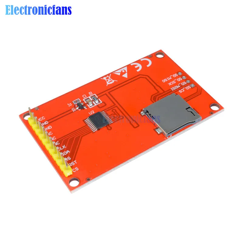 Imagem -06 - Módulo de Exibição Lcd Tft de 1.8 Polegadas Controlador St7735s 1.8x128 51 Avr Stm32 Arm 160 Bit Placa de Drive para Arduino Spi o 11 Pinos