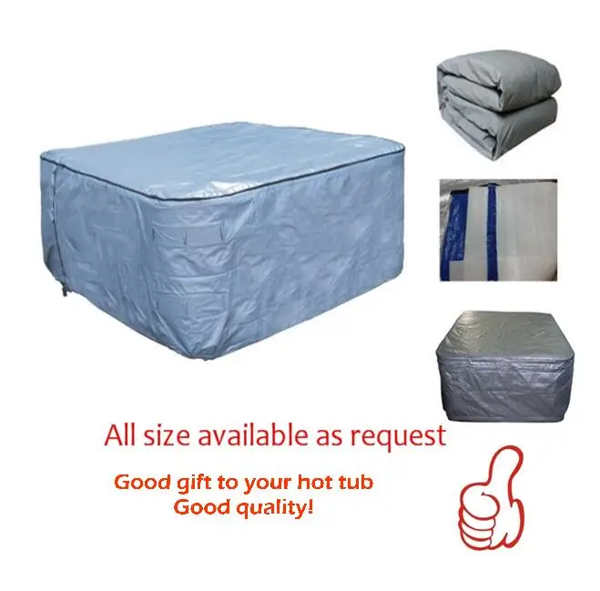 HOT TUB SPA  Insulated COVER BAG 190x190x90cm  Insulated UV Weatherproof