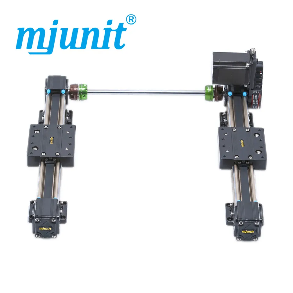 

mjunit MJ40 Paypal Accepted Horizonal Or Vertical Usage Cnc Linear Guide Rail with 1750mm stroke 2 rails