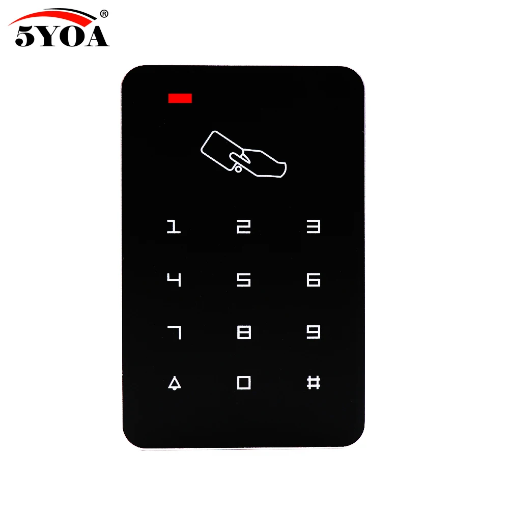 5YOA Standalone Access Controller EM keychains RFID Access Control Keypad digital panel Card Reader For Door Lock System