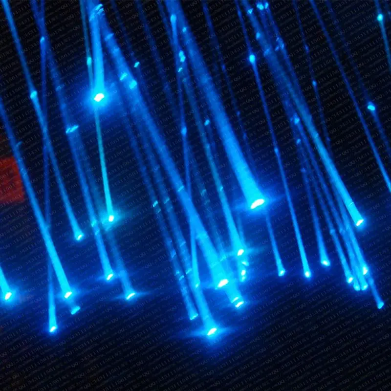 

50PCSX 1.5mm X 4Meters Sparkle flash point glow PMMA plastic fiber optic cable for lighting project