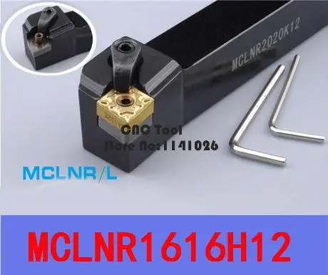 MCLNR1616H12/ MCLNL1616H12 CNC Turning Lathe Machine Tools Lathe Cutting Tools 95 degrees External Turning Tool Holder