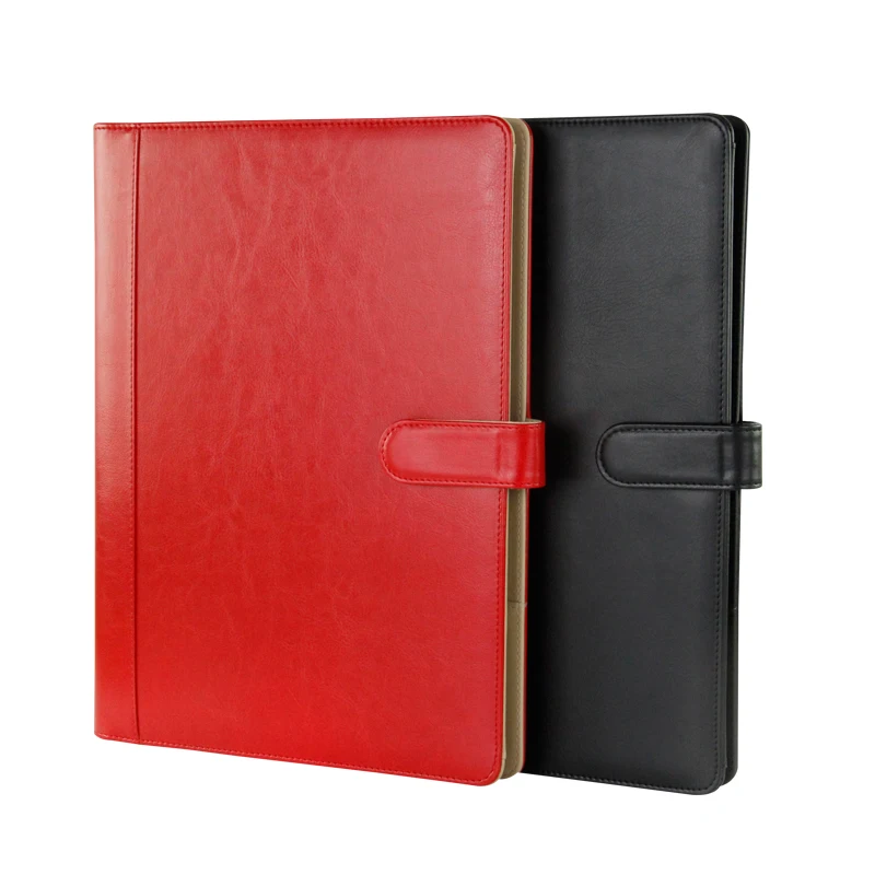 Creative Portable Business Padfolio Folder Document Case Multifunction Office Organizer Folder Planner Notebook Ring Binder