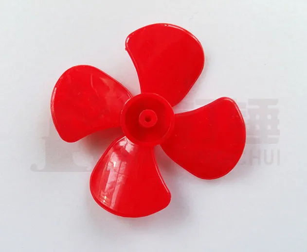 500pcs 60mm diameter four-leaf propeller model paddle DIY tight fit 2MM shaft