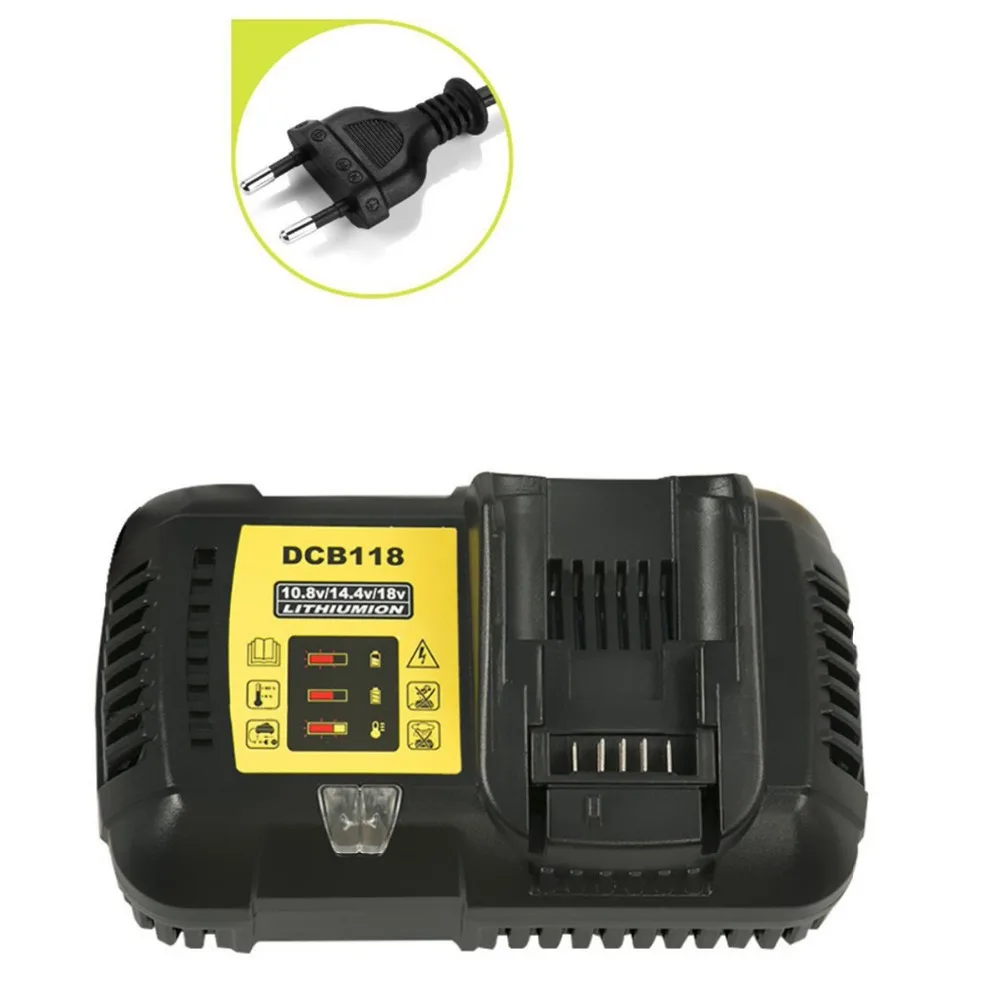 Newest Fast Charger 4.5A DCB118 DCB101 for Dewalt 12V 14.4V 20V Li-ion Battery high quality