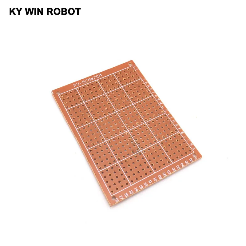 Obrázek 3: 10PCS/LOT DIY 5*7cm prototyp papír měď PCB (desky plošných spojů) univerzální pokus matice obvodový deska 5x7cm