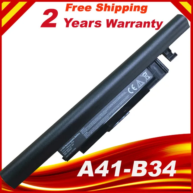 14.4V 2600mAh A41-B34 A32-B34 A31-C15 Battery for Haier S500 Medion S4209 S4211 S4216 S4611 k560 K56L K5 Tongfang Ruirui V550