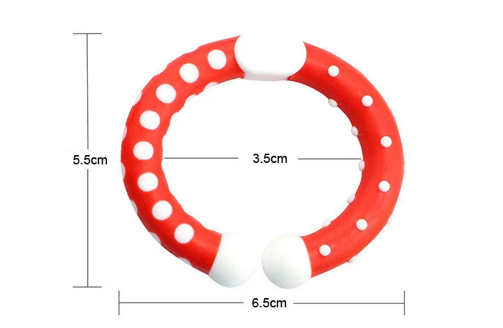 TeWindsor-Anneau de dentition à mâcher sans BPA pour bébé, anneau de chaîne de molaires arc-en-ciel, tablier de préhension, jouets mentaires oriels mignons pour enfants de 0 à 12 mois, bricolage