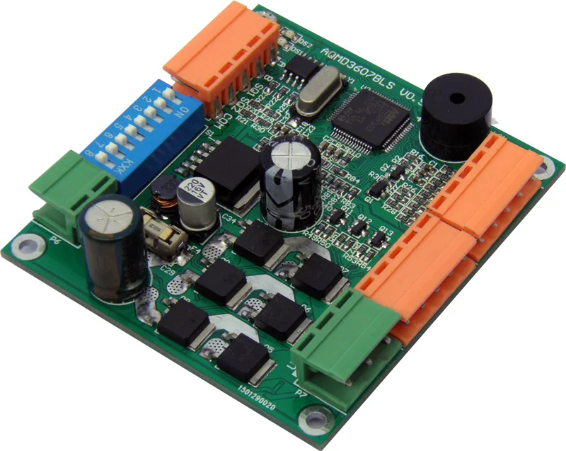 12/24/36V 180W brushless DC motor driver current / speed / position PID control