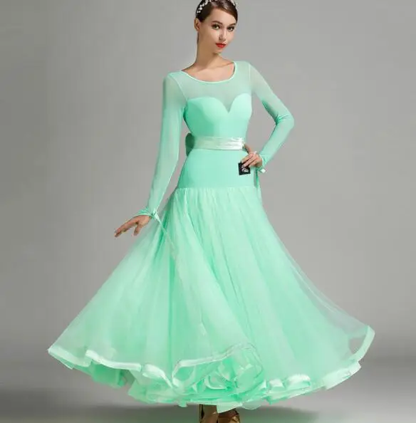 Ballroom dress waltz dress rumba standard smooth dance dresses S7007 Ballroom dance competition dress red wine red blue black
