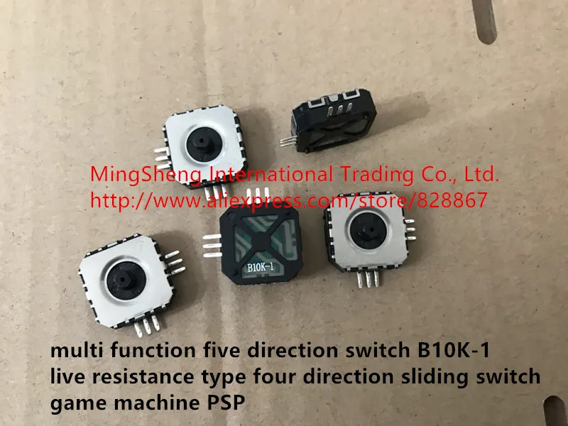 Original new100% multi function five direction switch B10K-1 live resistance type four direction sliding switch game machine PSP