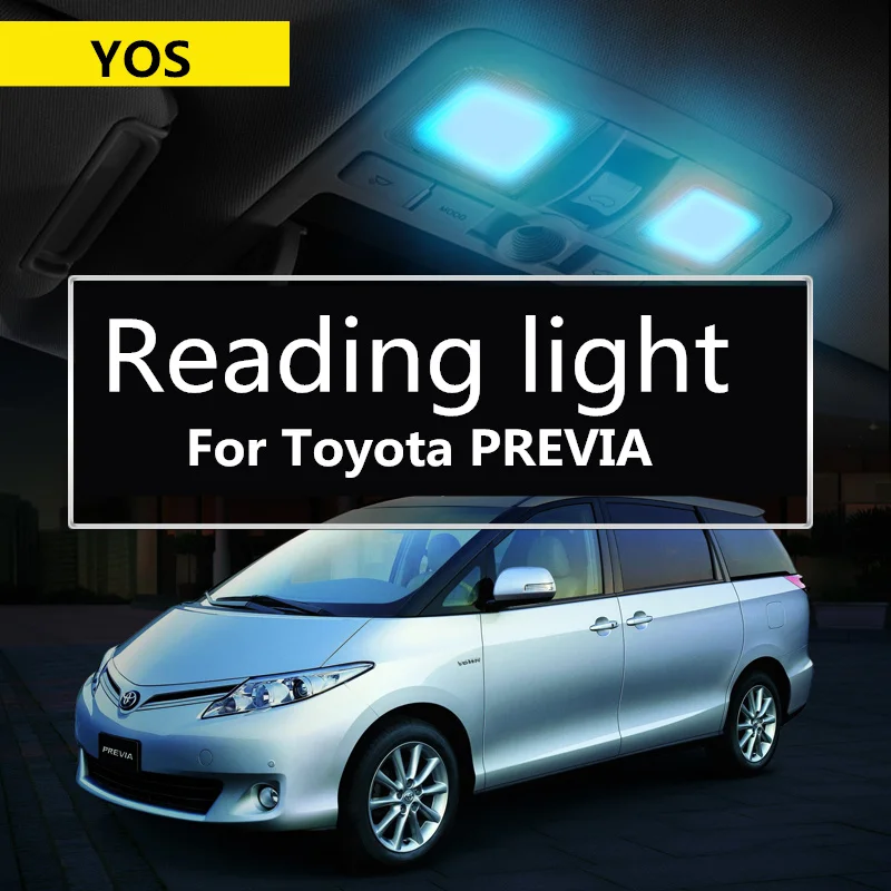 Car Reading Light LED Ceiling Light Indoor Interior Light Door Light 12V 5000K 15W For Toyota PREVIA