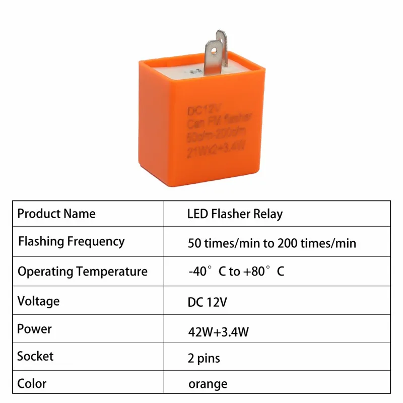 12v Motorcycles Led Turn Light Flasher Relay Turn Signal Rate For Honda Cg 125 Cmx 250 450c Cn 250 Crf 250x 450x Crm 250ar 250r