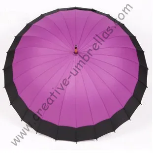 Free shipping,combination fabric,24 ribs wooden umbrellas,14mm wooden shaft and fluted metal long ribs,hand open,universal