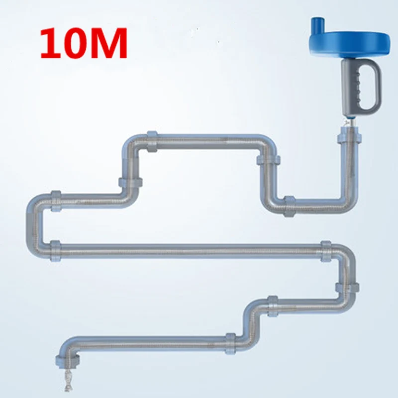 10M Bad & Küche Kanalisation Ablauf Reiniger Rohr Waschbecken Blockade Verstopfen Entferner Hand Tool Home Reinigung Werkzeuge Saugbagger wc