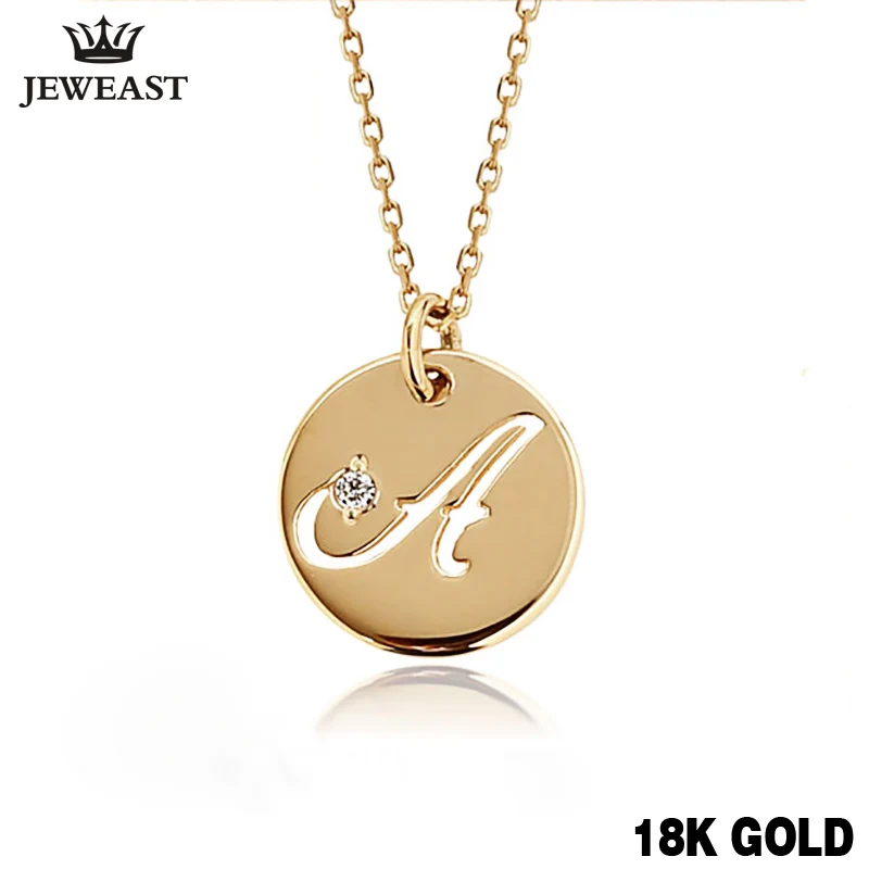 18k Gold Diamond Necklace Pendant rose yellow white Letter wholesale unisex women girl man gift 2023 new good drop shipping