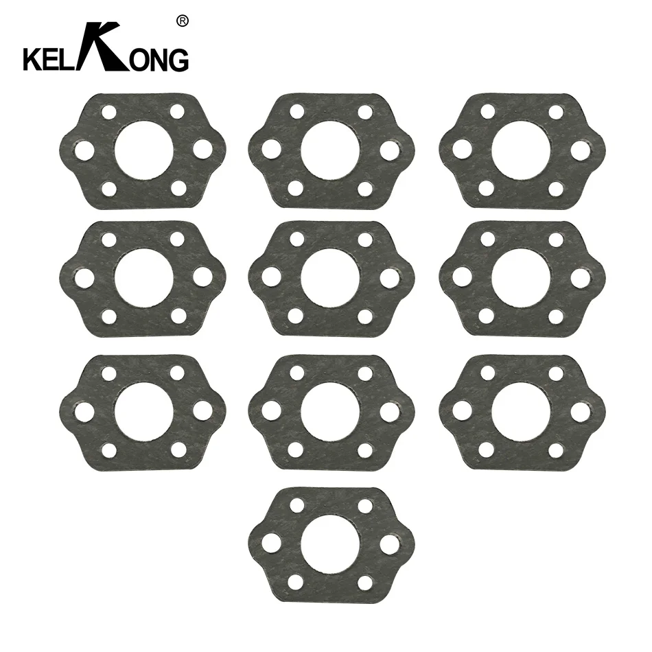 KELKONG 10Pcs Carburetor Muffler Gasket Kit For STIHL MS 180 170 MS180 MS170 018 017 Chainsaw Replacement Parts