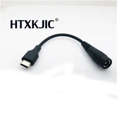 5.5*2.1mm 5.5 x 2.1 mm Female jack to Type-C USB 3.1 Male Plug cable DC Power Connector Adapter DC to Type c male