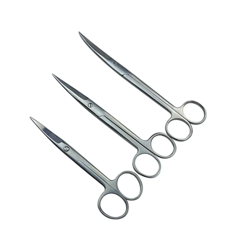 14/16/18cm Pet Veterinary  Stainless Steel hv3n Surgical scissors Surgery Anatomy Surgical Scissors Surgical Tool Kit