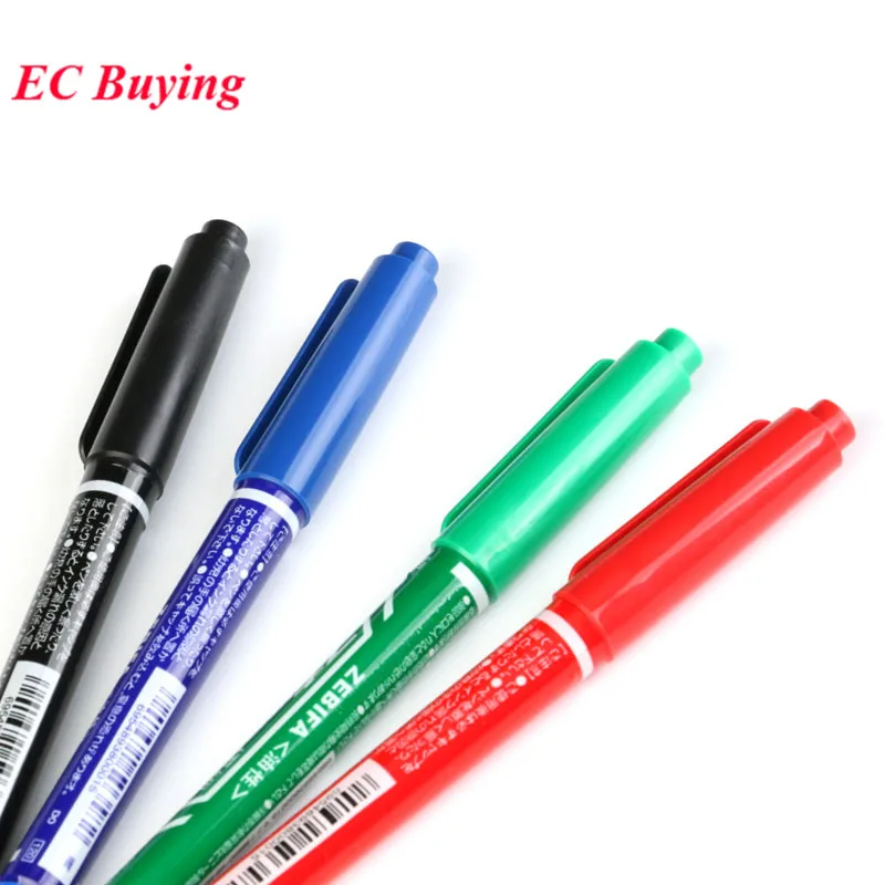 5Pcs/1pc CCL Anti-etching PCB circuit board Ink Marker Double Pen DIY PCB Repair CCL Printed Circuit Diagram Kit Red Blue Black