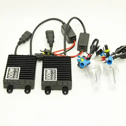12V 100W Xenon H7 HID Conversion Kit H1 H3 H11 9005 9006 Bulb Auto Car Headlight Lamp  4300k 6000K 6000k 8000K