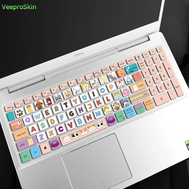 Laptop Keyboard Cover skin Protector For DELL Inspiron 15 7000 7590 7591 5000 5584 i5584 i7590 i7591 15.6 inch