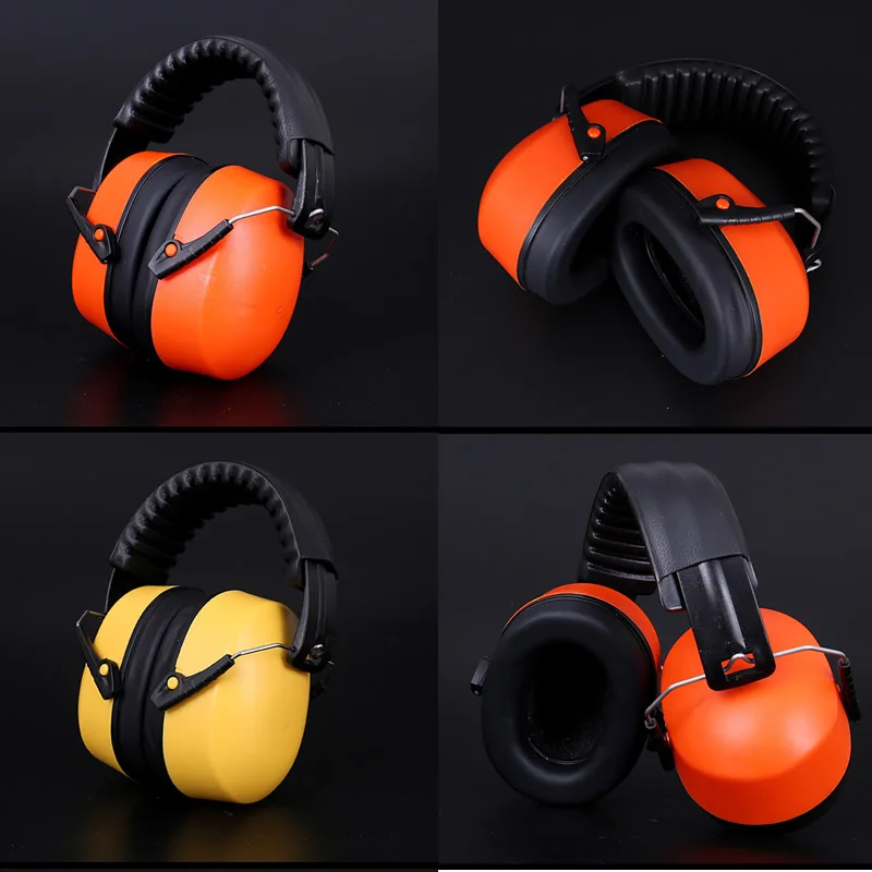 مكافحة الضوضاء السلامة Earmuff قابل للتعديل الإفراط رئيس SNR-35dB الأذن حامي للعمل دراسة اطلاق النار الطبول السمع حماية