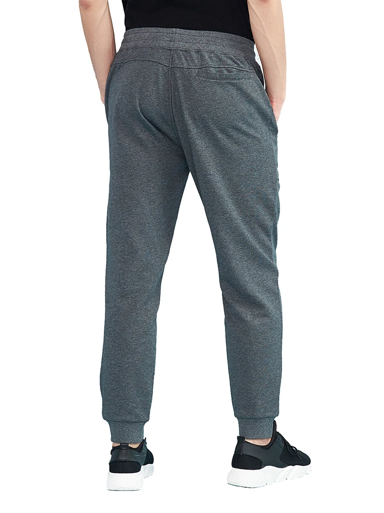 Pioneer Camp US size new close bottom sweatpants men brand clothing male joggers black dark grey AWK802195Y