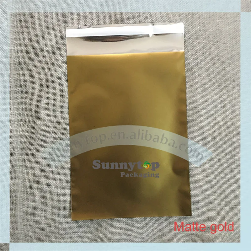 

110 x 220mm DL Colored foil bag, matte foil mailers, 4" x 9" poly mailers 100pcs/lot