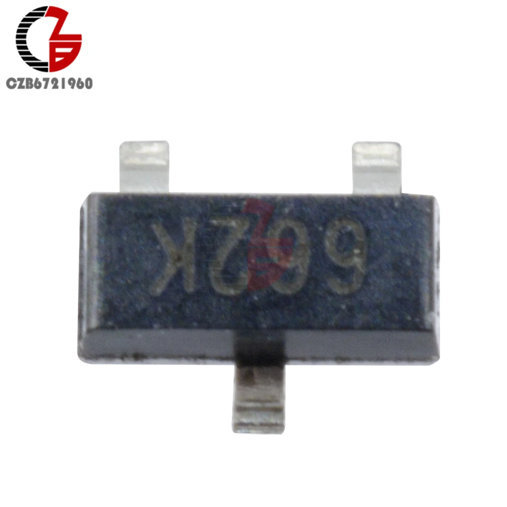 20PCS XC6206P332MR 3.3V 662k SOT-23 TOREX LDO Regolatore di Tensione