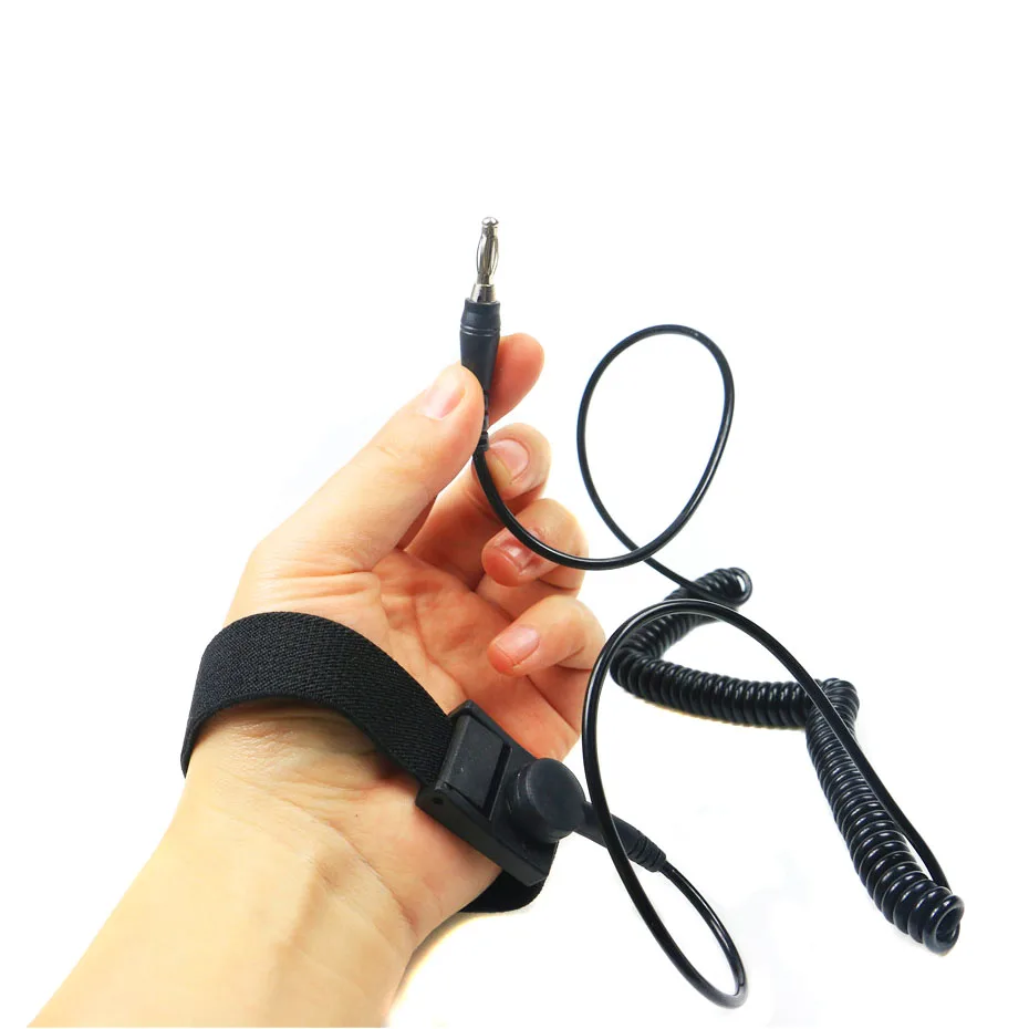 2pcs/Lot Detox Machine Wrist Belt Anti Static Wristband Wrist Strap for Foot Spa Ionic Cleanser