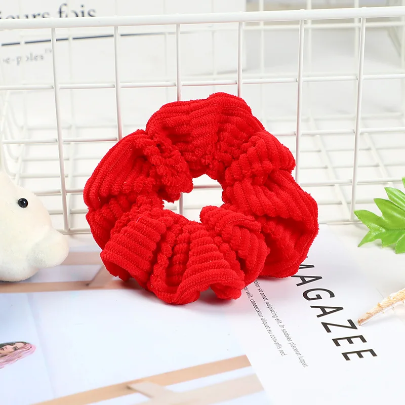 جديد المخملية توك شعر المرأة إكسسوارات الشعر مخطط Scrunchie ل بالجملة مطاطا العصابات الشعر ذيل حصان حامل Gumki تفعل Wlosow