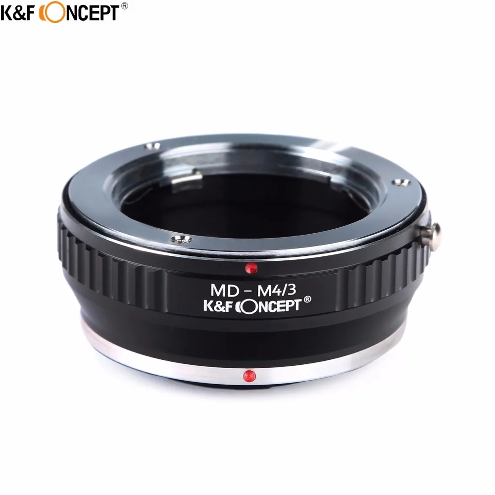 K&F CONCEPT Camera Lens Mount Adapter Ring for Minolta MD MC Mount Lens to Micro 4/3 Camera Body EP-1 GF1 GF2 G1 G2 G3 GH1 GH2