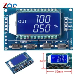 Modulo Generatore di segnale PWM di Frequenza Degli Impulsi Duty Cycle Regolabile Display LCD 1Hz-150Khz 3.3V-30V PWM Modulo di Bordo