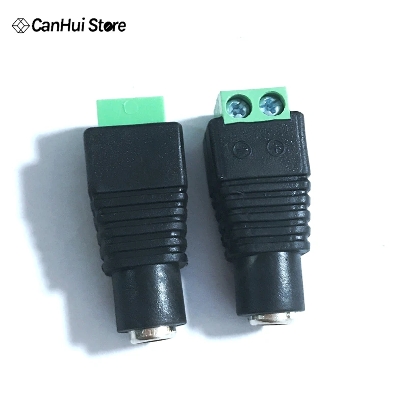 5 Set CCTV Cameras 2.1mm x 5.5mm Female Male DC Power Plug Adapter DC Power Female Plug Jack Adapter Connector Male Plug Socket